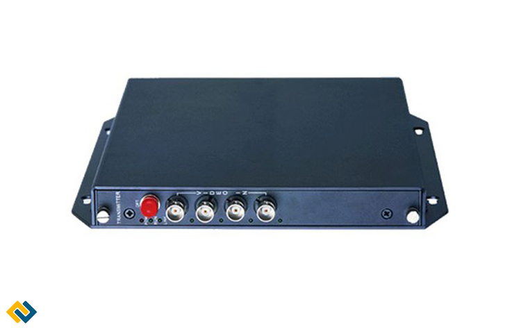 Bộ chuyển đổi 4 kênh video + 1 kênh Data sang quang SWV60401 4V, Bộ chuyển đổi 4 kênh video + 1 kênh Data sang quang